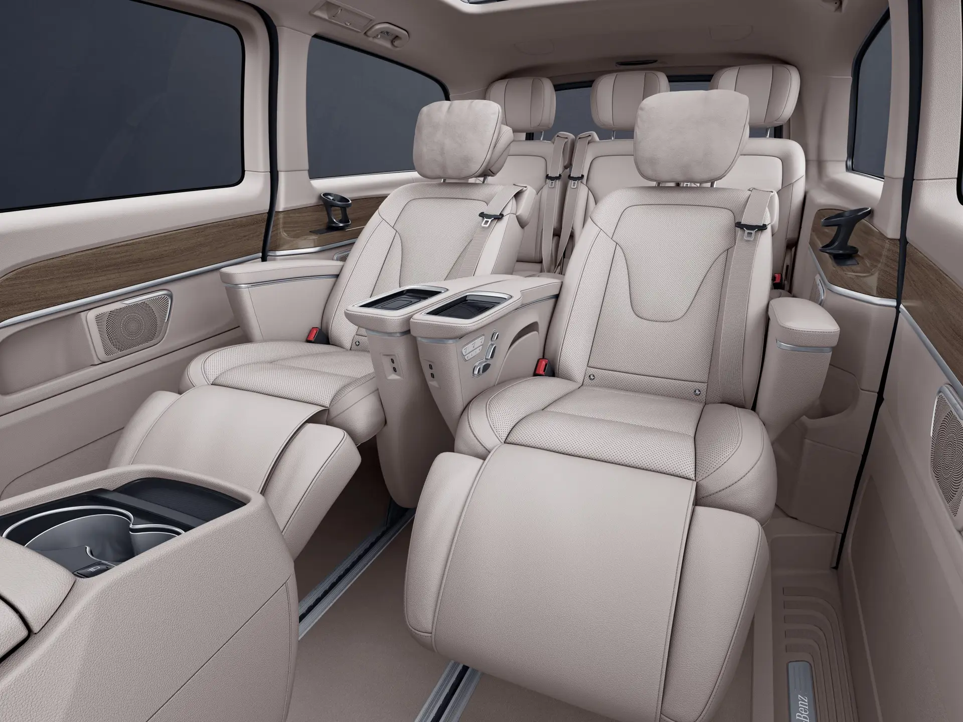 Car hire with driver in Combloux - Mercedes V Class interior
