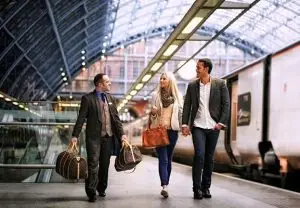 Private chauffeur at Sallanches TGV train station - luggage taken care of on the platform