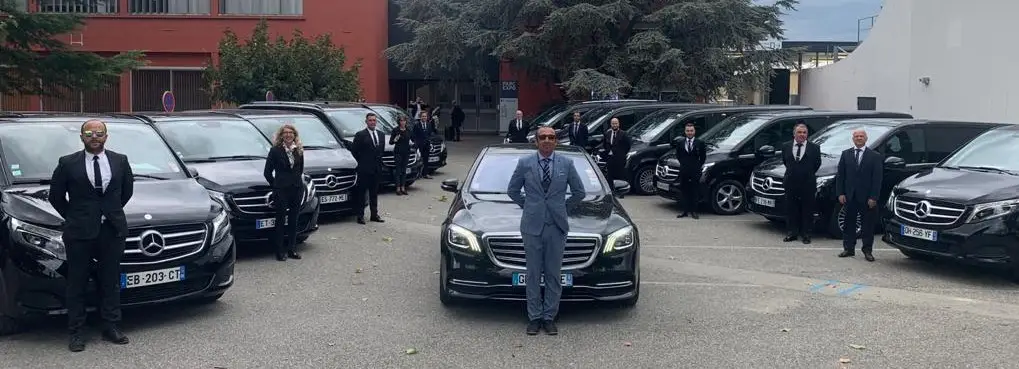 Car hire with driver fleet at Chamonix - Mercedes S Class and V Class with their drivers